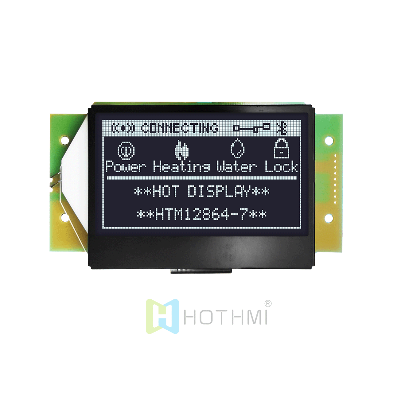 3.0-inch black 128x64 graphic display LCD module  | ST7565R |DFSTN negative display