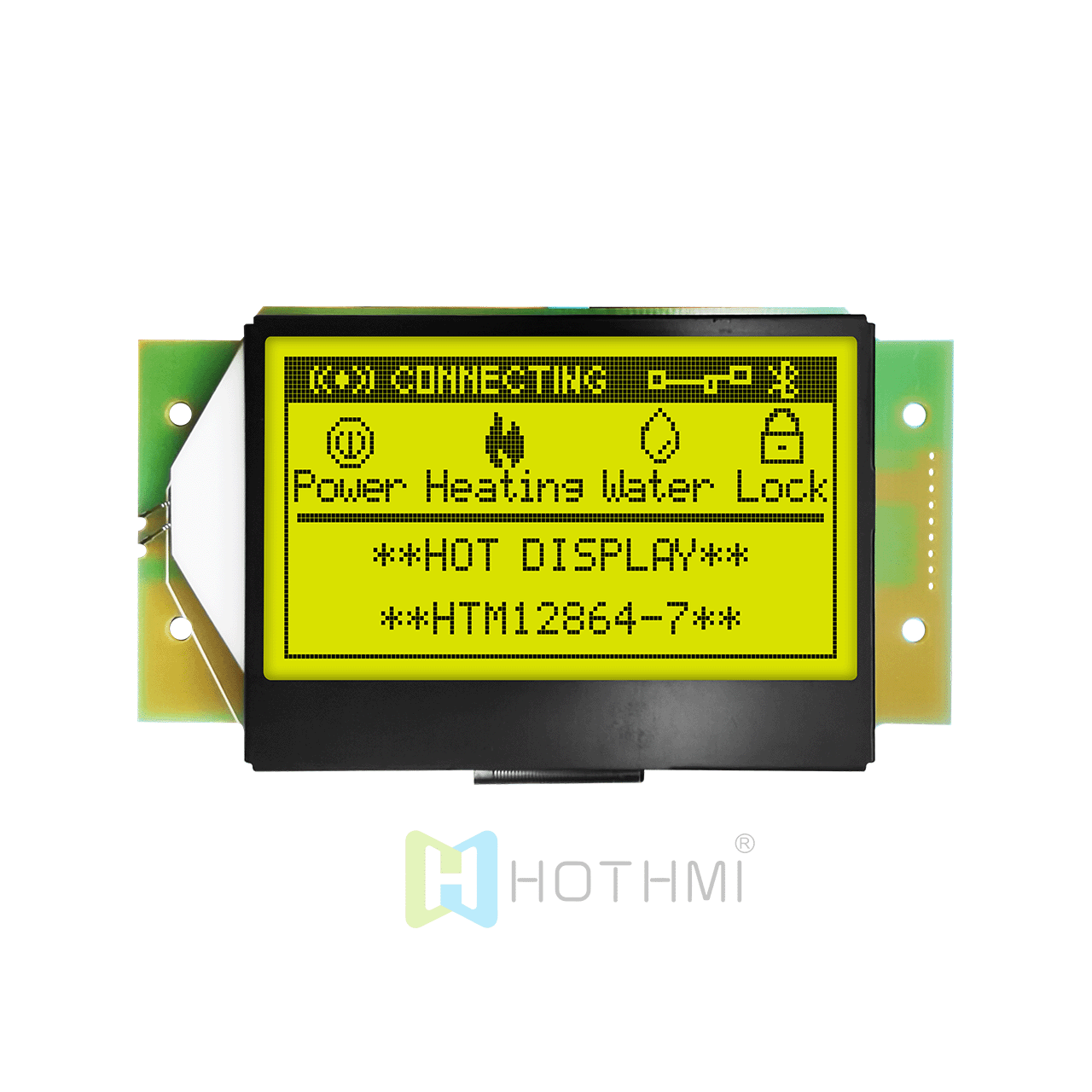 3.0-inch graphic LCD module | 128x64 graphic display LCD module | STN+ yellow-green backlight | 5.0V | ST7565R controller