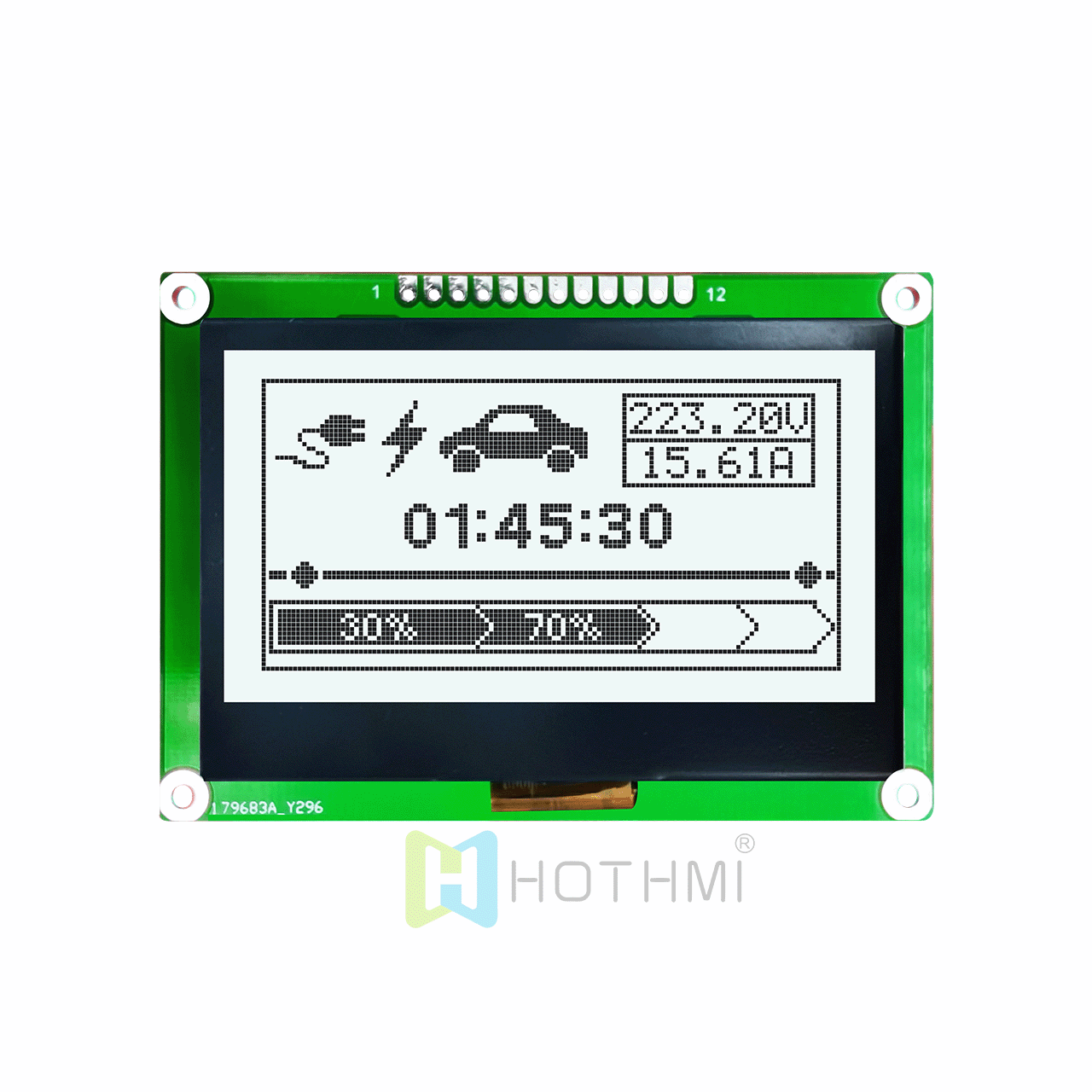 2.7-inch LCD128 x 64 graphic LCD screen/LCM128x64 graphic dot matrix module/white background gray characters/Adruino/ST7567 controller
