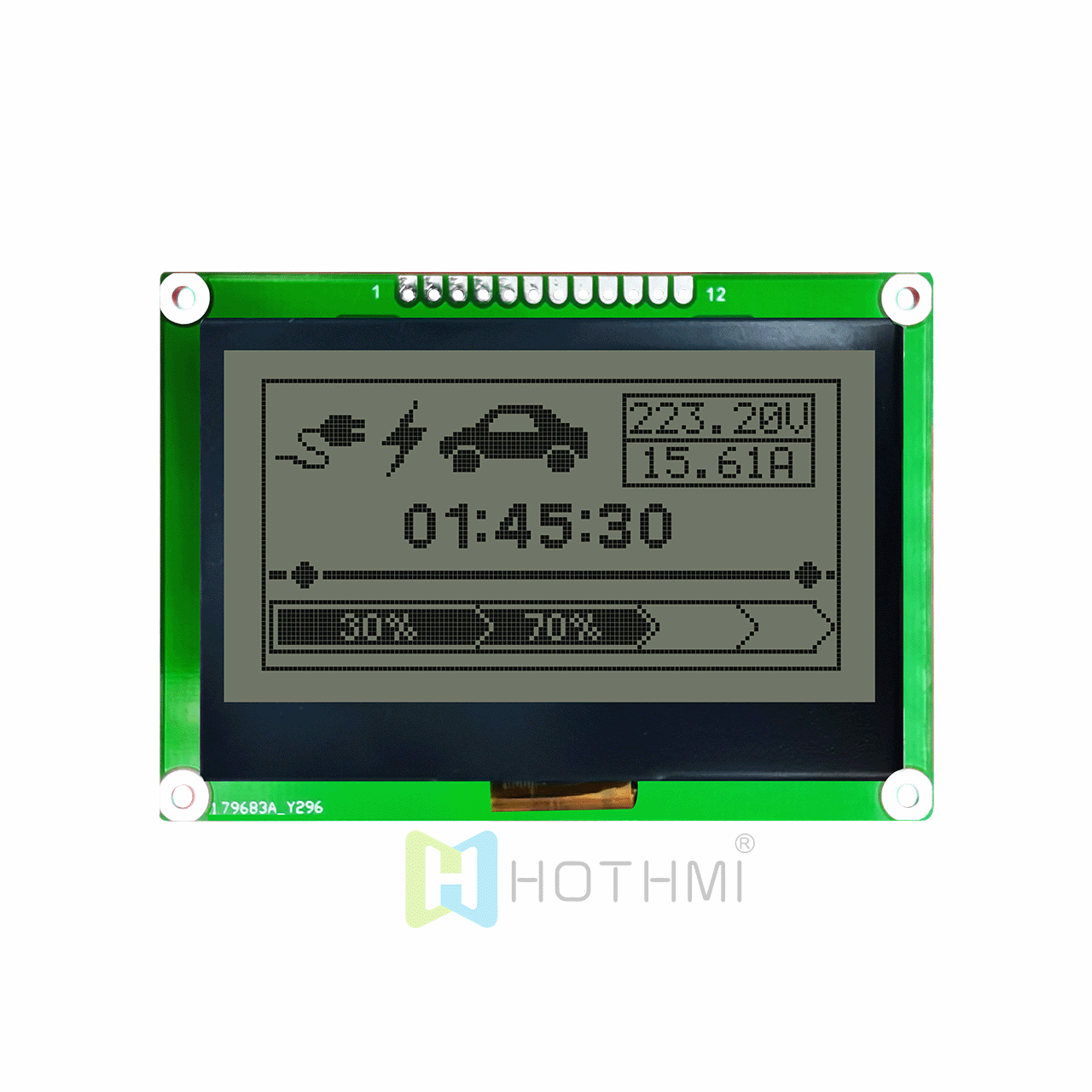 2.7英寸LCD128 x 64  图形液晶屏/LCM128x64图形点阵模块/白底灰字/Adruino/ST7567控制器