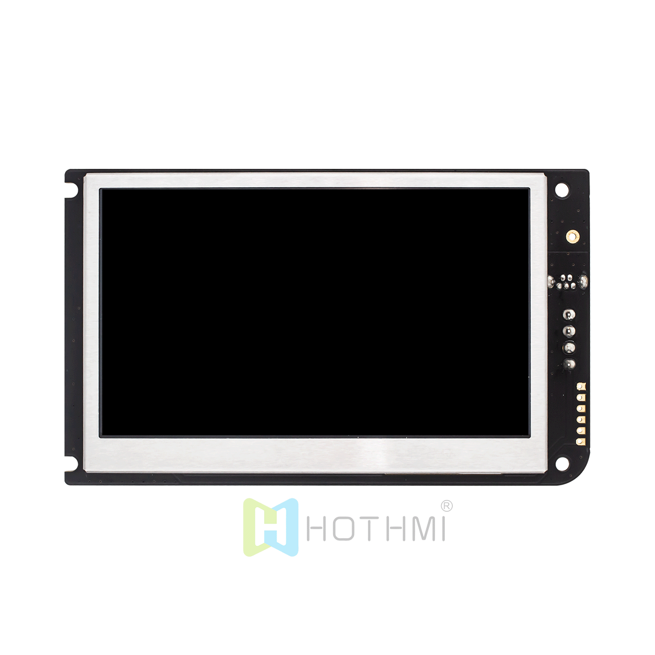 4.3-inch 800x480 dot matrix smart serial screen TFT LCD display module URAT resistive touch screen HMI IPS sunlight readable compatible with Raspberry Pi