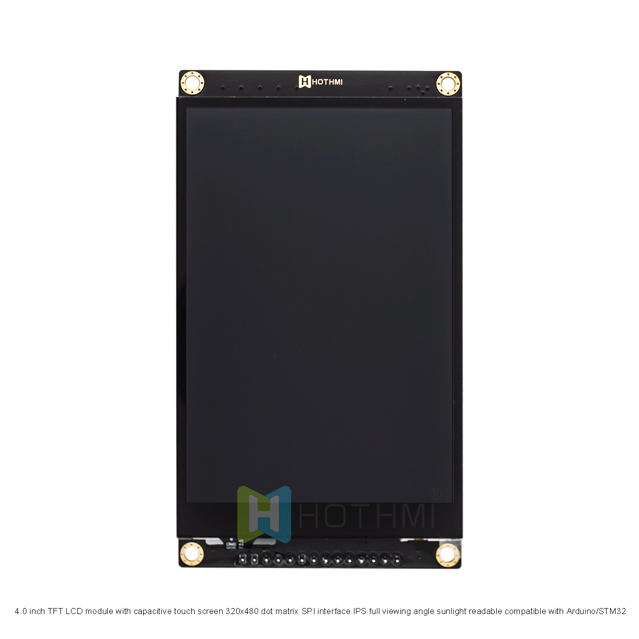 4.0 inch TFT LCD module with capacitive touch screen 320x480 dot matrix SPI interface IPS full viewing angle sunlight readable compatible with Arduino/STM32