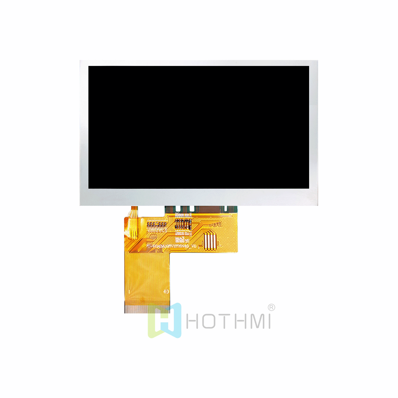 4.3 inch TFT LCD display module 800x480 dot matrix wide temperature IPS full viewing angle sunlight readable RGB compatible with industrial computers