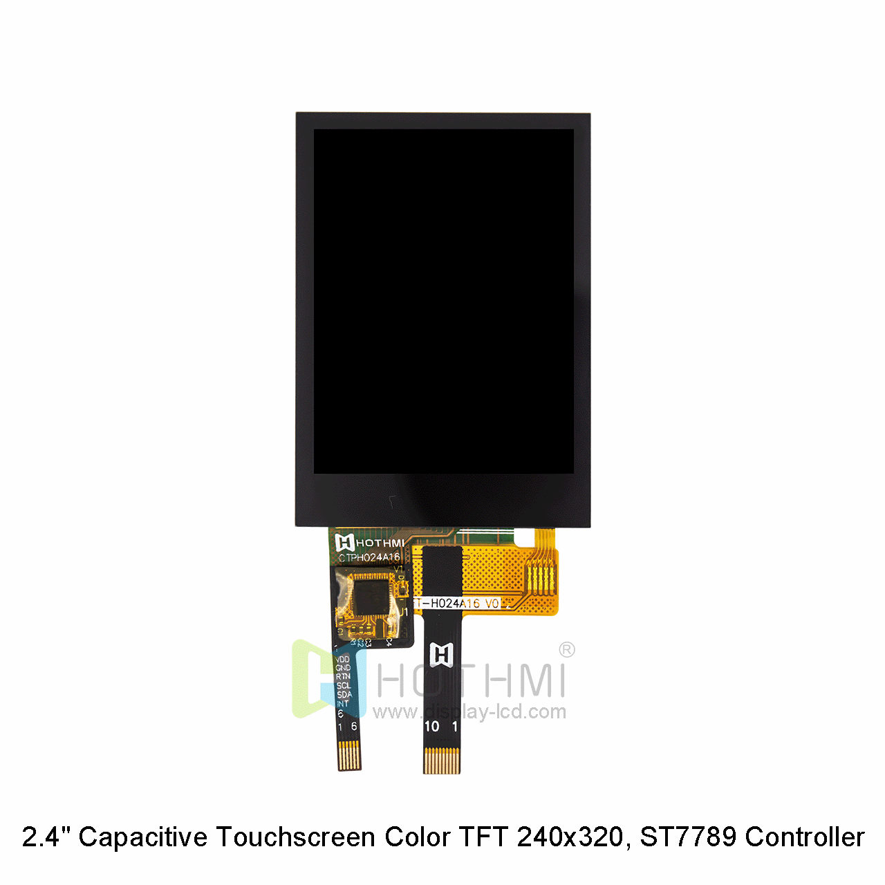 2.4" Capacitive Touchscreen Color TFT 240x320, ST7789 Controller