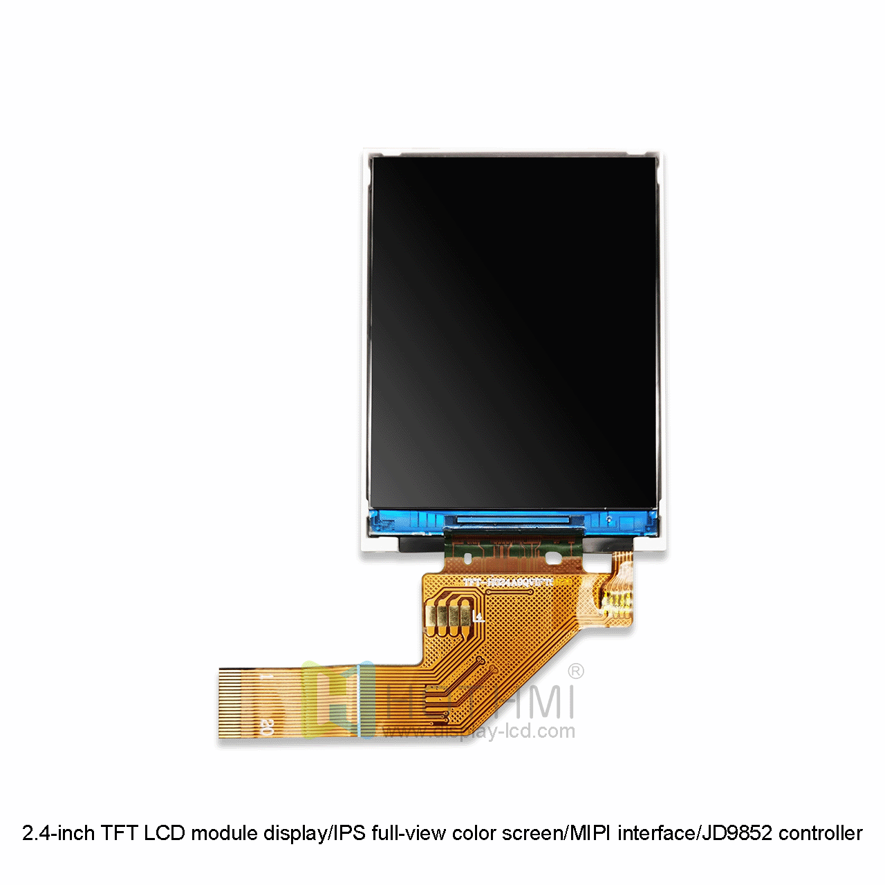 2.4-inch TFT LCD module display / IPS full-view color screen / 240x320 resolution / MIPI interface / JD9852 controller/Android/RK