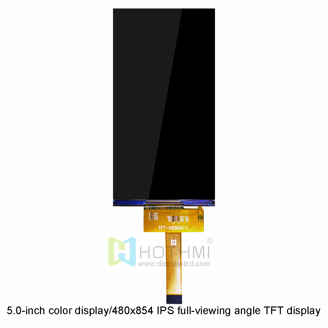 5.0-inch color display/480x854 IPS full-viewing angle TFT display/MIPI interface/ST7701S controller/Android/RK motherboard