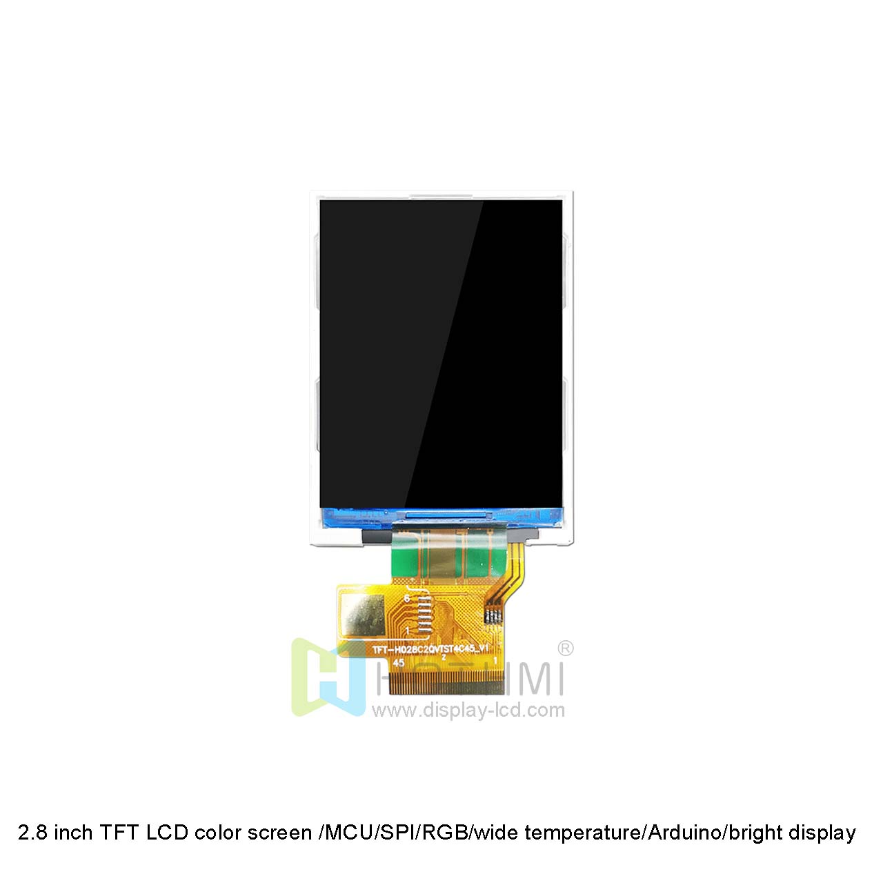 2.8-inch TFT LCD color screen /240X320 resolution TFT display /MCU/SPI/RGB/wide temperature/Arduino/bright display