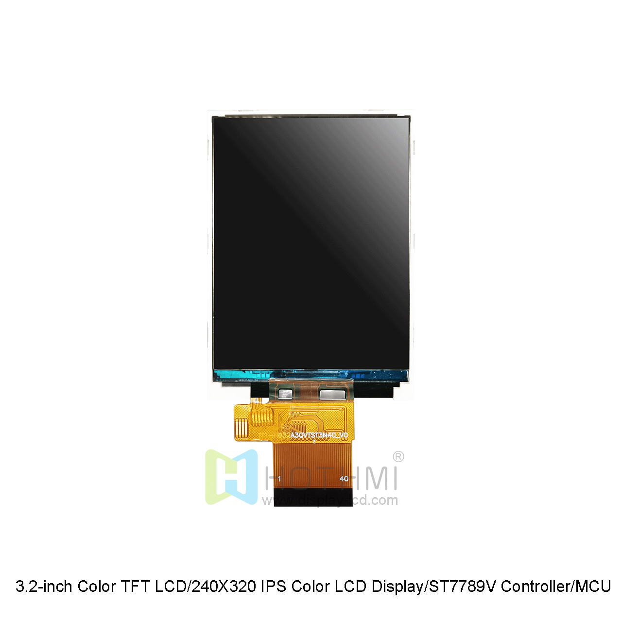 3.2-inch 240x320 IPS TFT color display/industrial-grade MCU interface/ST7789V controller/plug-in FPC/Arduino/C8051/STM32