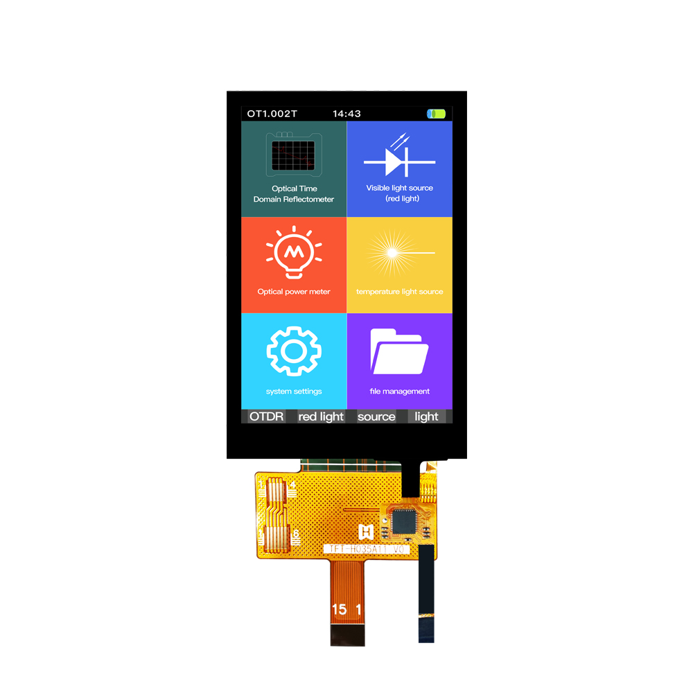 3.5-inch 320x480 IPS TFT Capacitive Touch LCD Display/Serial Interface/ST7272 Controller/Plug-in FPC/C8051/Arduino/STM32
