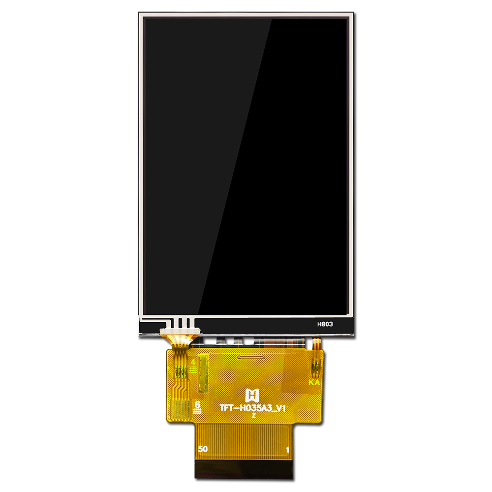 3.5 英寸320x480全彩IPS电阻触摸TFT LCD/插接FPC/MCU/ST7796S控制器/Arduino/STM32