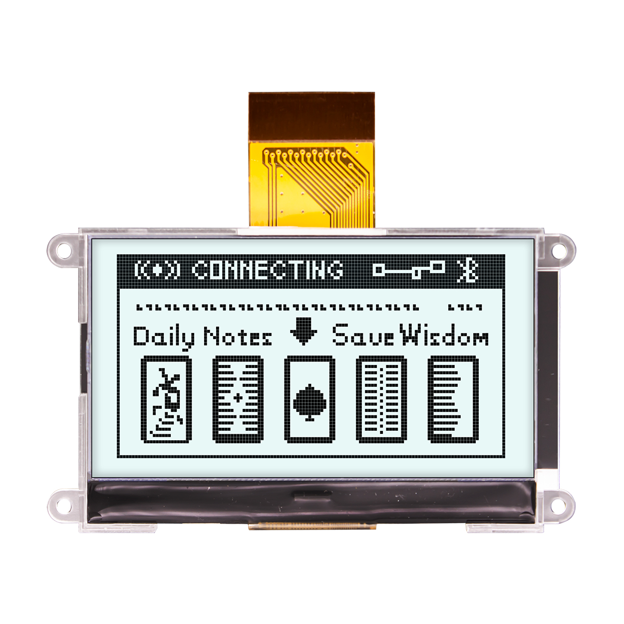 128x64 inch Gralhic LCD Display - FSTN(+)Black on white - ST7565R -Arduino
