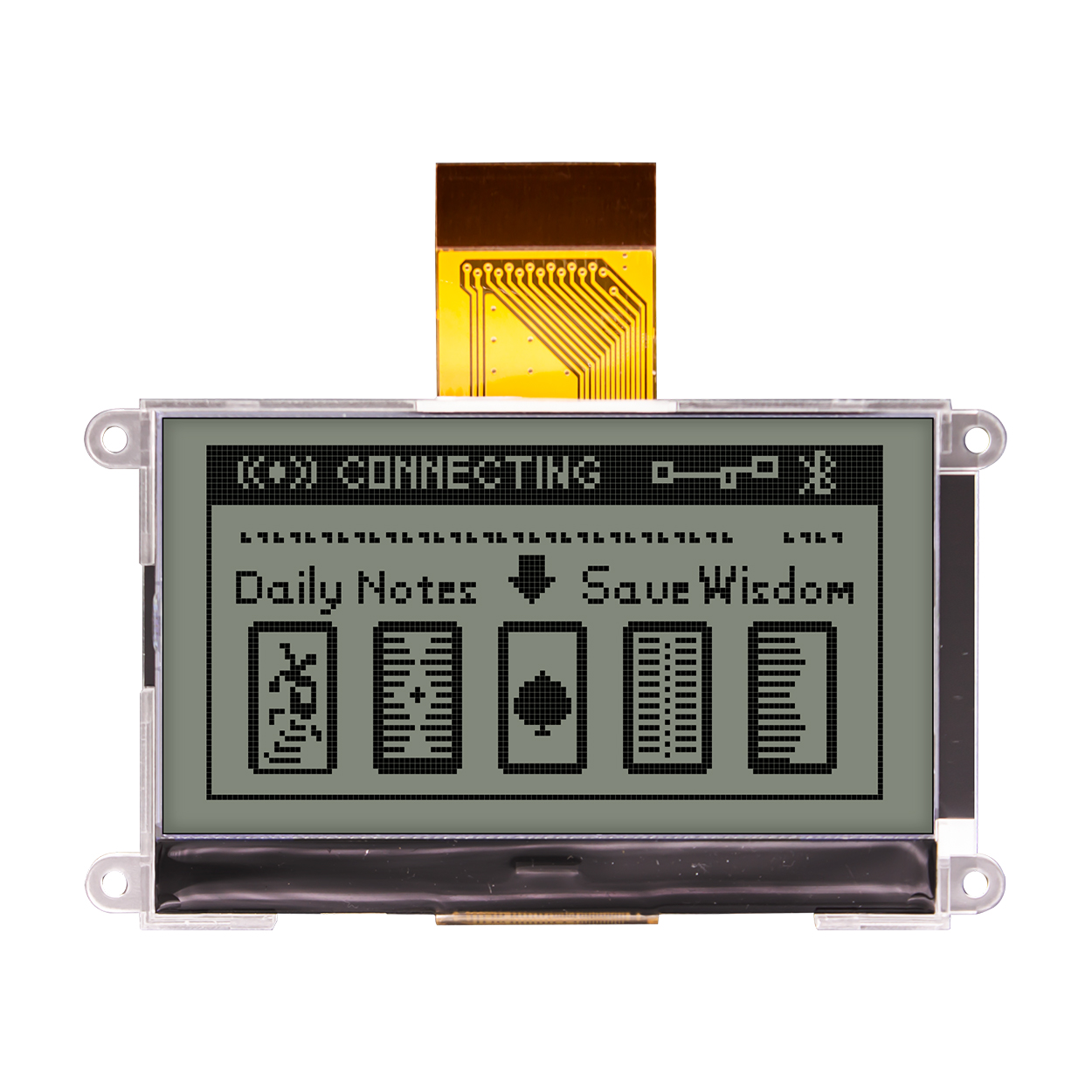 128x64 inch Gralhic LCD Display - FSTN(+)Black on white - ST7565R -Arduino