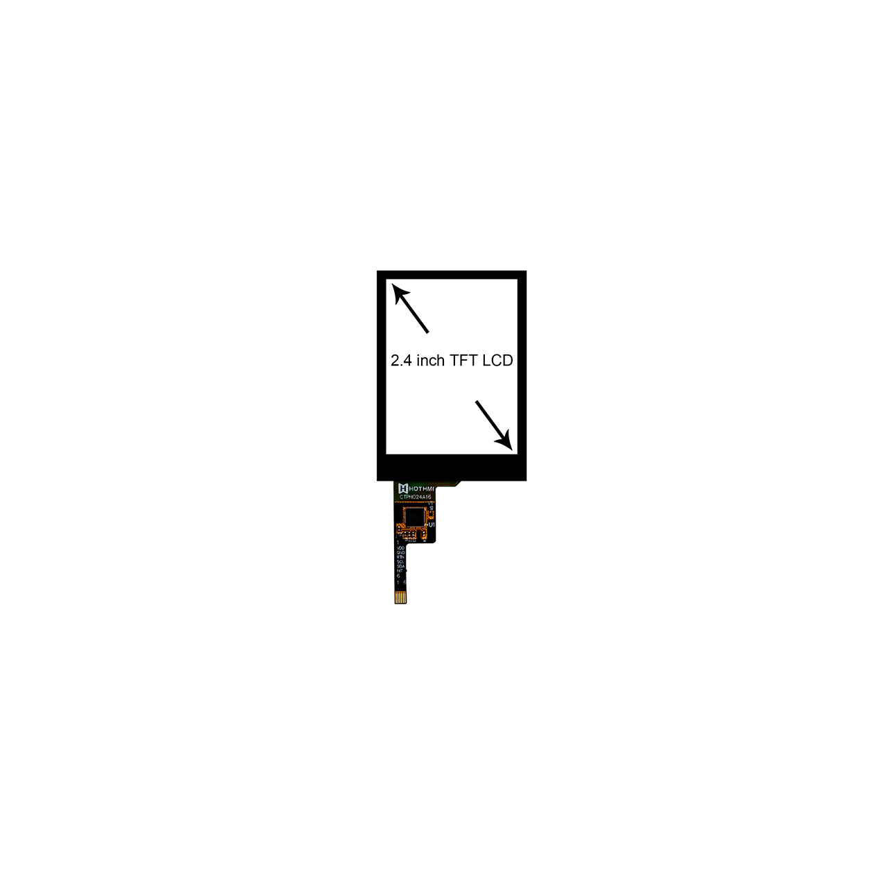 2.4 inch Capacitive Touch Panel With FT6336G Driver IC