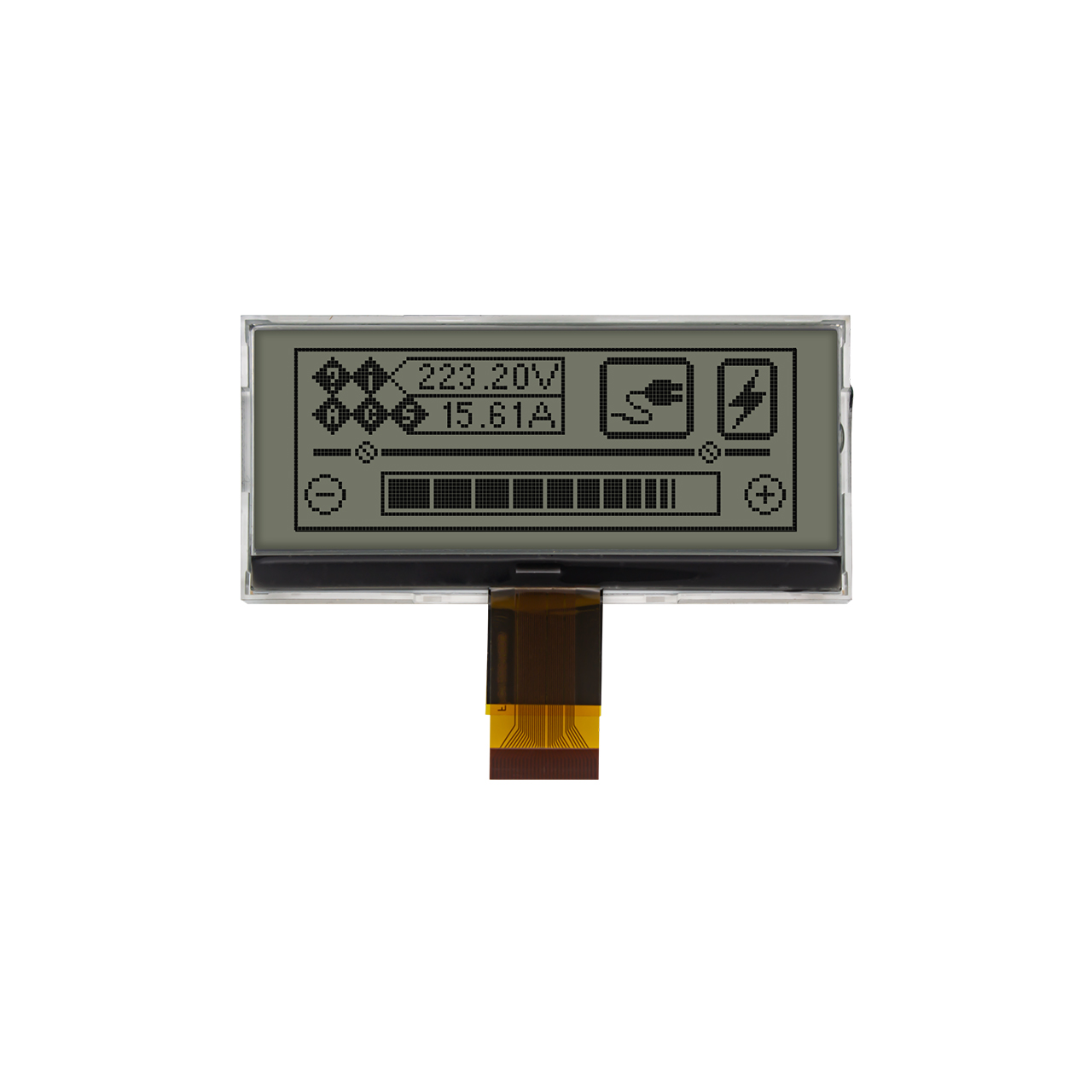 Graphic Dot Matrix COG 3.1" 128X48 | FSTN + | White Background Gray Text Display | MCU |  Arduino