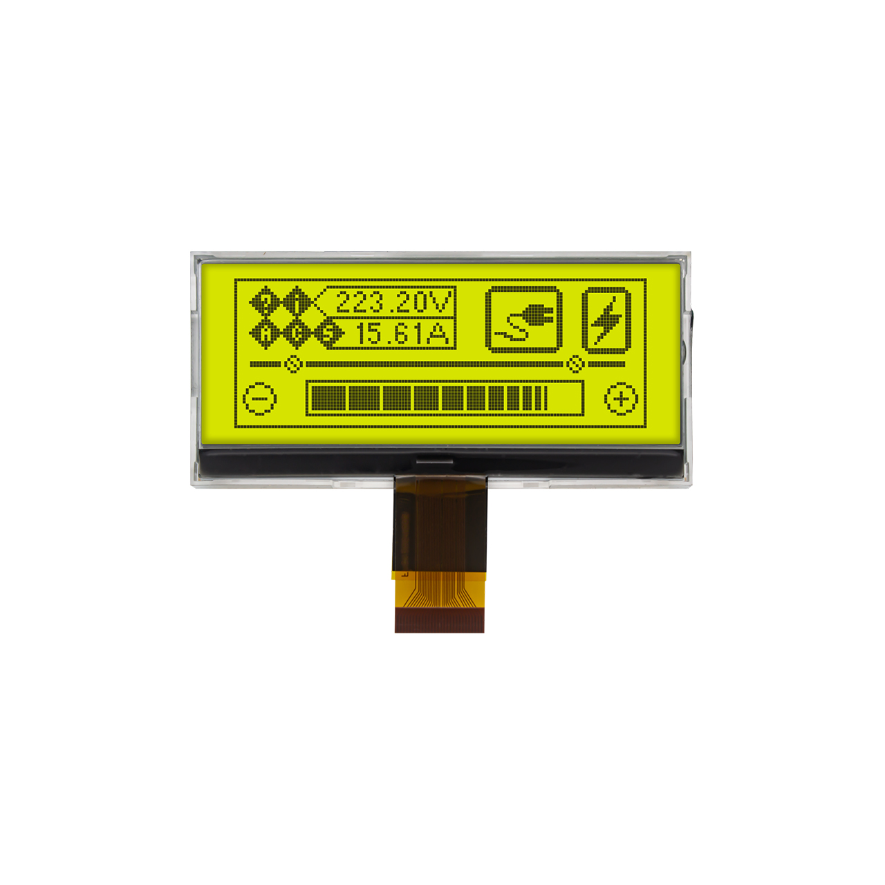 Graphic Dot Matrix COG3.1" 128X48  | STN+ | Display with Yellow-Green Backlight | MCU | ST7565R | Arduino